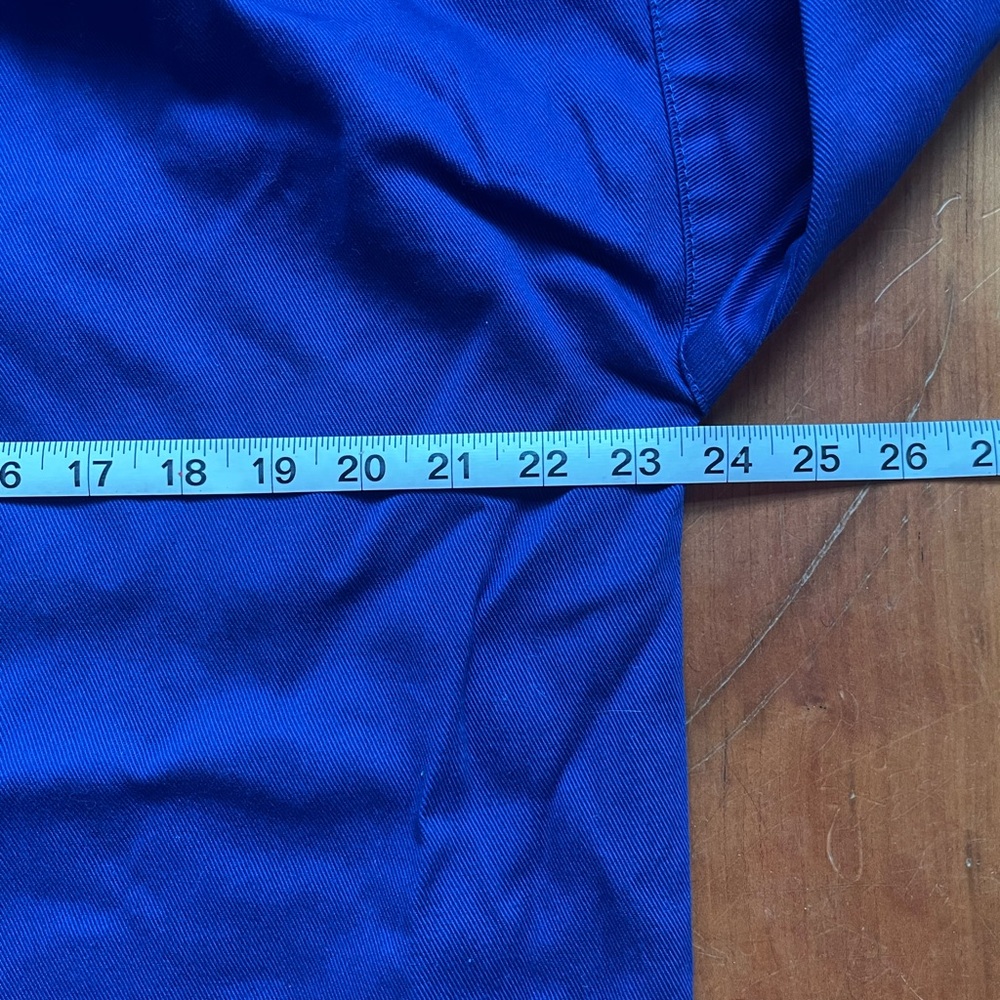 Newlyn Smock. Royal Blue. 100% cotton. - Picture 9 of 9